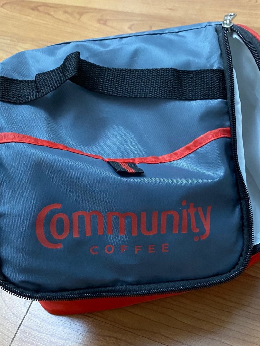 Community Coffee brand insulated lunch bag